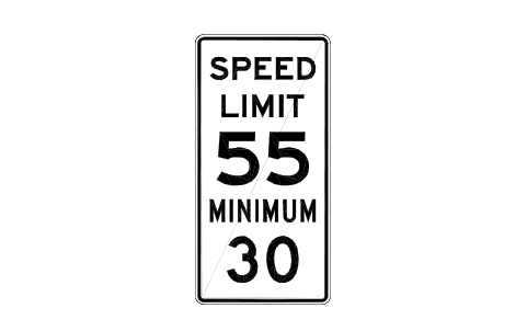 Vorschau des Symbols R2-4a Max and min speed, Block RSU_R2_4a