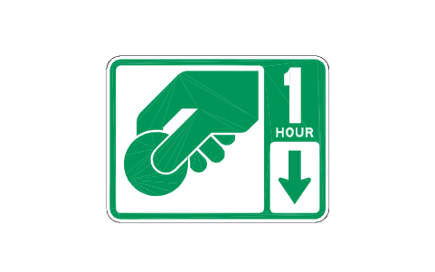 Vorschau des Symbols R7-20 Parking fee station, Block RSU_R7_20