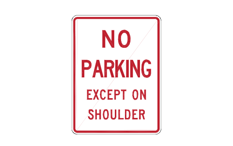 Vorschau des Symbols R8-2 No parking, shoulder, Block RSU_R8_2