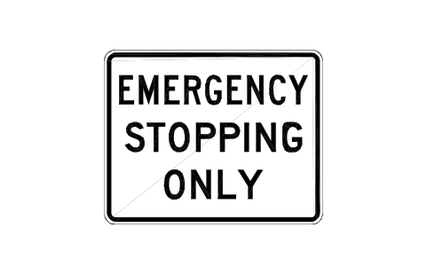 Vorschau des Symbols R8-7 Emergency stopping, Block RSU_R8_7