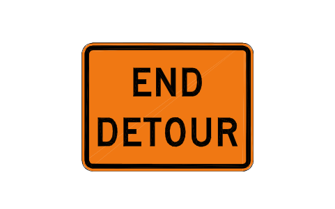 Preview of the M4-8a End detour symbol, block RSW_M4_8a