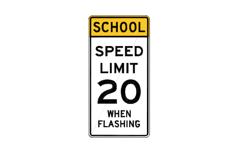 Preview of the S5-1 School speed, flashing symbol, block RSW_S5_1
