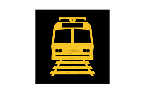 Preview of the W10-7 Light rail blank-out symbol, block RSW_W10_7