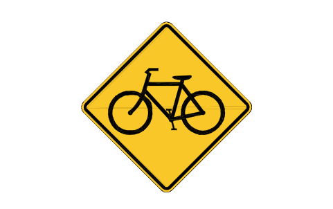 Preview of the W11-1 Bicycle symbol, block RSW_W11_1