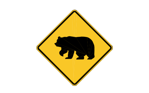 Preview of the W11-16 Bear symbol, block RSW_W11_16
