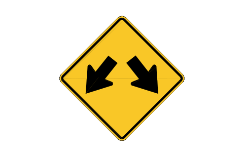 Preview of the W12-1 Double arrow symbol, block RSW_W12_1