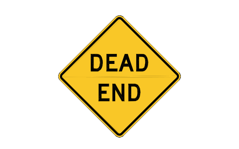 Preview of the W14-1 Dead end symbol, block RSW_W14_1