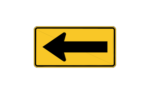 Preview of the W1-6L Large arrow, left symbol, block RSW_W1_6L