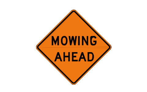 Preview of the W21-8 Mowing ahead symbol, block RSW_W21_8