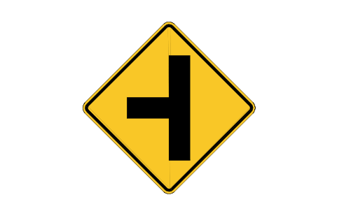 Preview of the W2-2L Side road, left symbol, block RSW_W2_2L