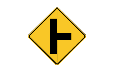 Preview of the W2-2R Side road, right symbol, block RSW_W2_2R