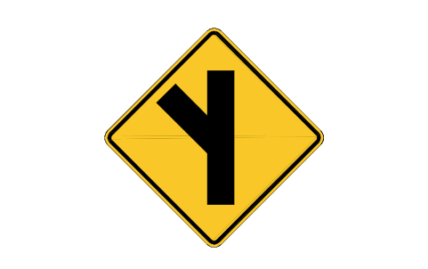 Preview of the W2-3L Oblique side road, L symbol, block RSW_W2_3L