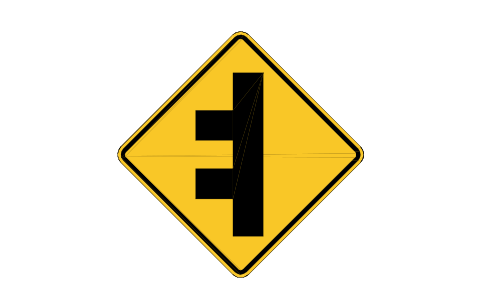 Preview of the W2-8L Side roads, left symbol, block RSW_W2_8L
