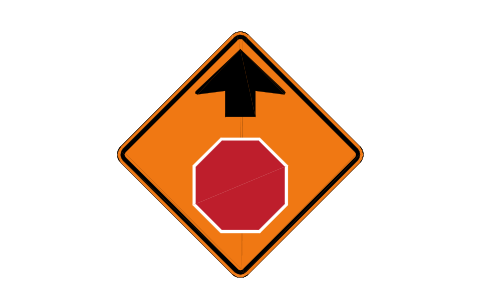 Preview of the W3-1 Stop ahead symbol, block RSW_W3_1