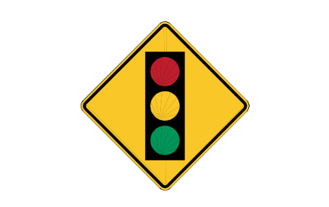 Preview of the W3-3 Signal ahead symbol, block RSW_W3_3