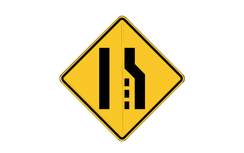 Preview of the W4-2R Lane ends, right symbol, block RSW_W4_2R