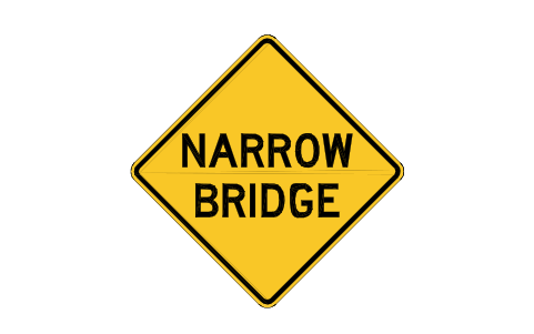 Preview of the W5-2 Narrow bridge symbol, block RSW_W5_2
