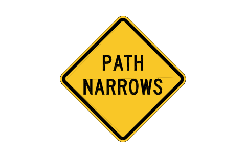 Preview of the W5-4a Path narrows symbol, block RSW_W5_4a