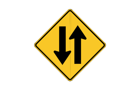 Preview of the W6-3 Two-way traffic symbol, block RSW_W6_3