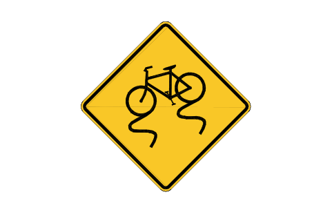 Preview of the W8-10 Bicycle surface symbol, block RSW_W8_10