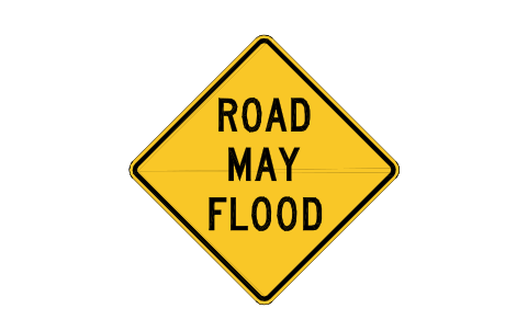 Preview of the W8-18 Road may flood symbol, block RSW_W8_18
