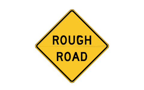 Preview of the W8-8 Rough road symbol, block RSW_W8_8
