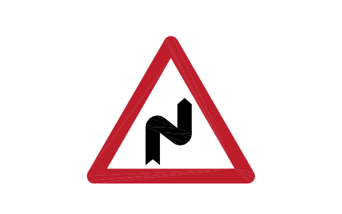 Preview of the A-01.4 Double bend, 1st right symbol, block RSG_A_01_4