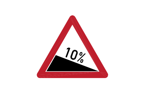 Preview of the A-02.1 Dangerous descent symbol, block RSG_A_02_1