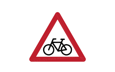 Preview of the A-14.1 Cyclists symbol, block RSG_A_14_1