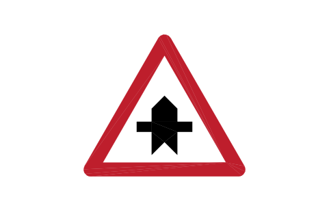 Preview of the A-19.1 Junction, give way road symbol, block RSG_A_19_1