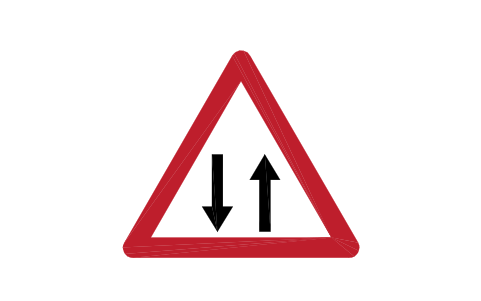 Preview of the A-21.1 Two-way traffic symbol, block RSG_A_21_1