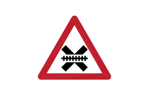 Preview of the A-23.3 Crossing, single track symbol, block RSG_A_23_3