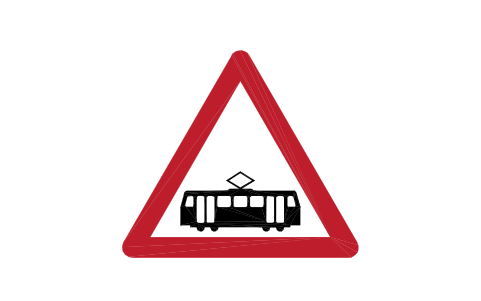 Preview of the A-24.1 Tramway intersection symbol, block RSG_A_24_1