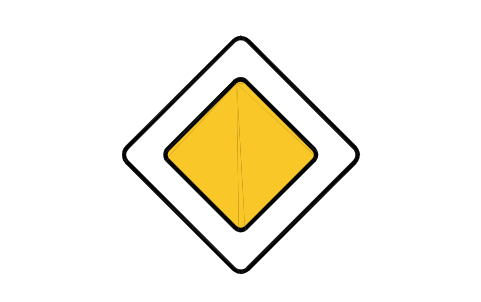 Preview of the B-03.2 End of priority road symbol, block RSG_B_03_2