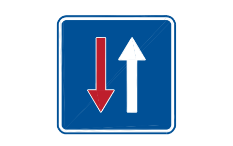 Preview of the B-05.1 Priority over oncoming symbol, block RSG_B_05_1