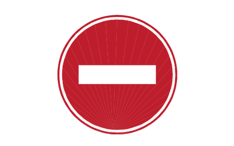 Preview of the C-01.1 No entry symbol, block RSG_C_01_1