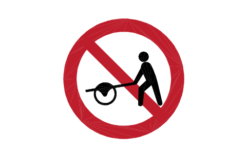 Preview of the C-03.11 No handcarts symbol, block RSG_C_03_11