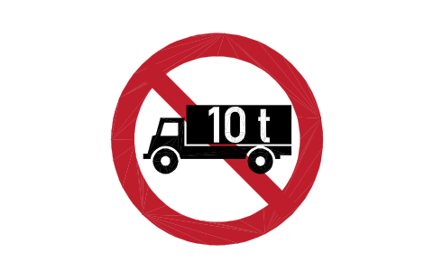 Preview of the C-03.5 No goods vehicles symbol, block RSG_C_03_5