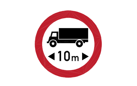 Preview of the C-09.1 No long vehicles symbol, block RSG_C_09_1