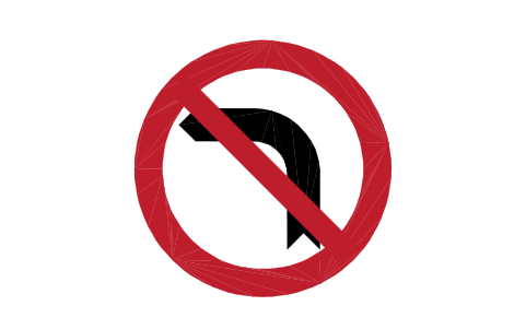 Preview of the C-11.1 No left turn symbol, block RSG_C_11_1