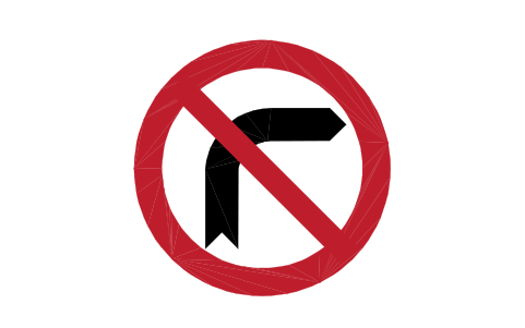 Preview of the C-11.2 No right turn symbol, block RSG_C_11_2