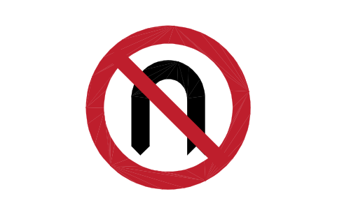 Preview of the C-12.1 No U-turn symbol, block RSG_C_12_1