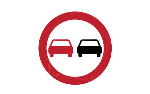 Preview of the C-13.1 No overtaking symbol, block RSG_C_13_1