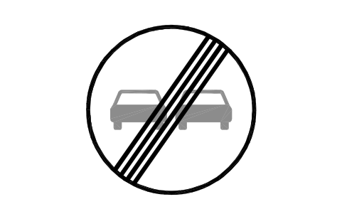 Preview of the C-13.2 End no overtaking symbol, block RSG_C_13_2