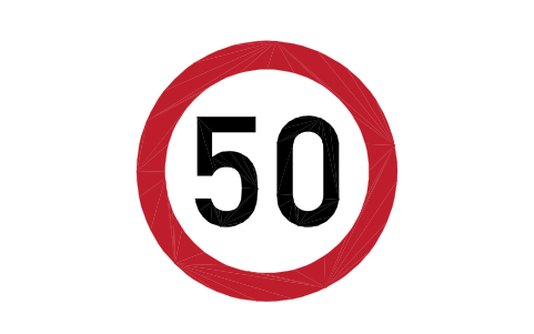 Preview of the C-14.1 Speed limit symbol, block RSG_C_14_1
