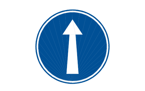 Preview of the D-01.4 Straight ahead symbol, block RSG_D_01_4