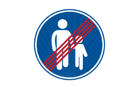 Preview of the D-04.4 End of footpath symbol, block RSG_D_04_4