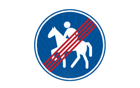 Preview of the D-04.6 End of bridle path symbol, block RSG_D_04_6