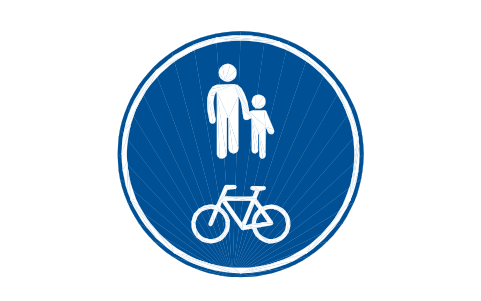 Preview of the D-05.3 Shared path symbol, block RSG_D_05_3