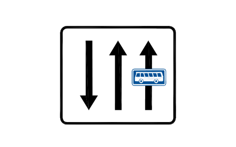 Preview of the E-02.1 Bus lane symbol, block RSG_E_02_1